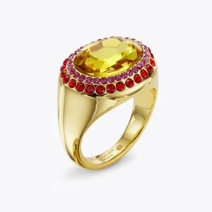 Kurt Geiger Oval Stone Ring Size 7